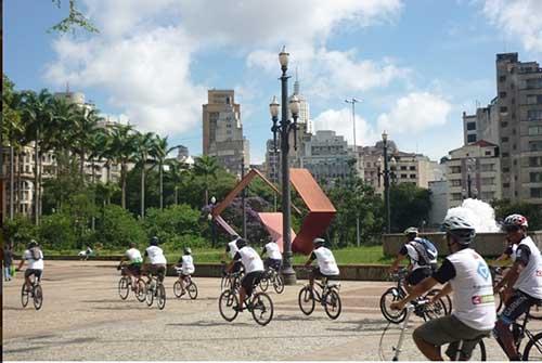 Passeio será pelo Centro de São Paulo / Foto: Divulgação Sampa Bikers