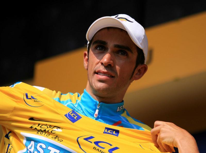 Alberto Contador pode perder o título do Tour de France 2010 por causa de doping/ Foto: Recoma/Divulgação