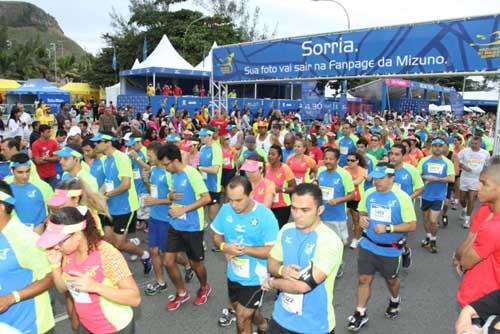 Prova que reuniu mais de seis mil corredores na orla da praia da região do Recreio dos Bandeirantes / Foto: Divulgação
