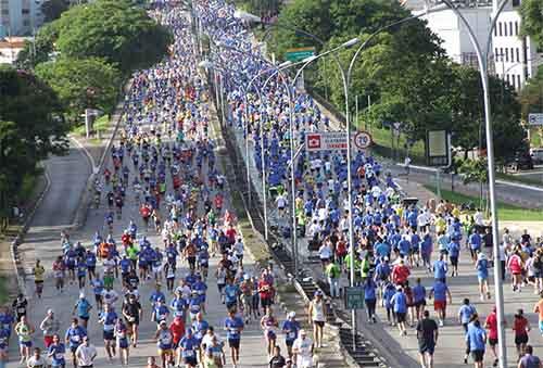 O evento reunirá 10 mil participantes pelos arredores do Parque do Ibirapuera, para as disputas da Corrida Geral e Especial de 10 km e da Corrida e Caminhada de 6,3 km / Foto: Divulgação