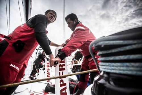 Barcos devem chegar a Itajaí logo menos / Foto: Francisco Vignale / MAPFRE / Volvo Ocean Race