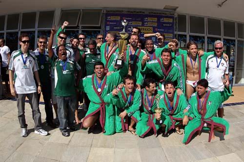 O Fluminense-BNY Mellon/RJ conquistou a Copa Brasil Juvenil Masculina de polo aquático/ Foto: Divulgação