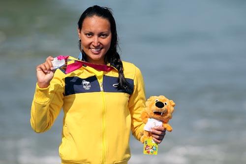 Poliana Okimoto está confirmada na etapa brasileira da Copa do Mundo de Maratonas Aquáticas / Foto: AGIF/ Satiro Sodré