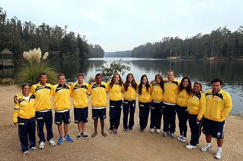 Seleção Brasileira de Maratonas Aquáticas no Sul-Americano Juvenil 2013 / Foto: Satiro Sodré / Divulgação CBDA