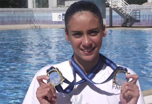 Nathalia Almeida, atleta da Seleção Brasileira Júnior de natação e nado sincronizado, é o novo reforço do Flamengo para o ano de 2012 / Foto: Divulgação