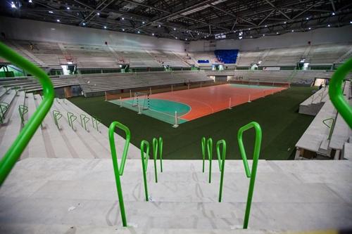 Arena do Futuro, sede do handebol nos Jogos do Rio, no Parque Olímpico da Barra / Foto: André Motta / Heusi Action / brasil2016.gov.br