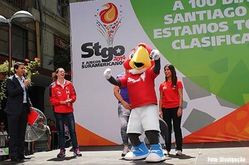 Mascote dos Jogos Sul-Americanos Santiago 2014 / Foto: Divulgação
