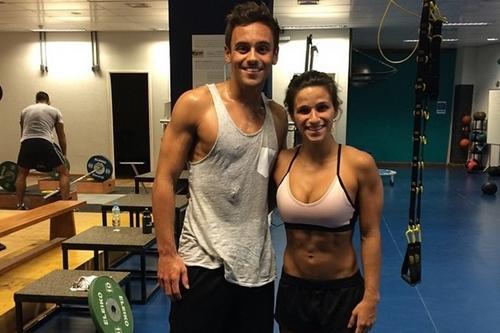 Jade Barbosa e Tom Daley / Foto: Reprodução / Instagram