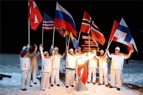 Tocha Olímpica no Pólo Norte / Foto: Divulgação / Sochi 2014