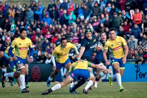 No Ushuaia, extremo Sul do Mundo, Tupis caem para os atuais campeões do ARC / Foto: Sudamerica Rugby/Divulgação