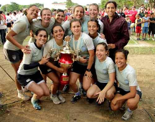 Campeonato Brasileiro de Sevens: Meninas do SPAC dominaram no feminino em 2009  / Foto: Rafael Silva