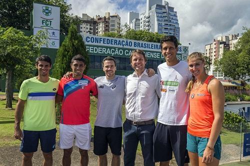 Evento reuniu alguns dos principais tenistas juvenis do Brasil, técnicos de ponta do tênis brasileiro e nomes de peso do profissional / Foto: André Gemmer/Green Multimídia e Cristiano Andujar