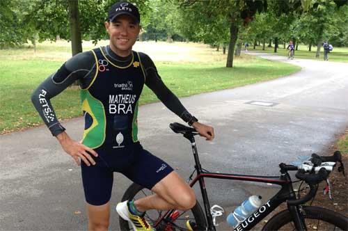 Bruno Matheus é o novo integrante da equipe de triathlon de Criciúma / Foto: Antonio Fernandes