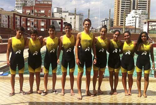 Os atletas da Escola de Triathlon MPR/ Prefeitura de Santos estão prontos para a última disputa do ano / Foto: Simone Pustiglione 