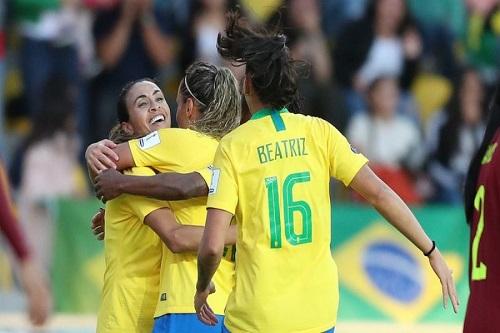 A Seleção Brasileira Feminina está garantida no quadrangular final / Foto: Lucas Figueiredo/CBF