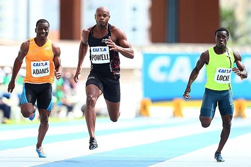 Asafa Powell vence os 100 m em Belém / Foto: Wagner Carmo / CBAt