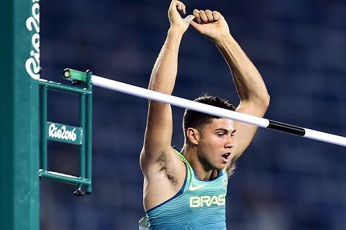 Campeão olímpico salta em Eugene antes de vir para o GP Brasil Caixa de Atletismo / Foto: Wagner Carmo/CBAt