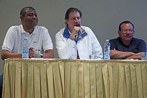 Antonio Carlos Gomes, Toninho Fernandes e José Haroldo Arataca / Foto: Marcelo Ferrelli/CBAt