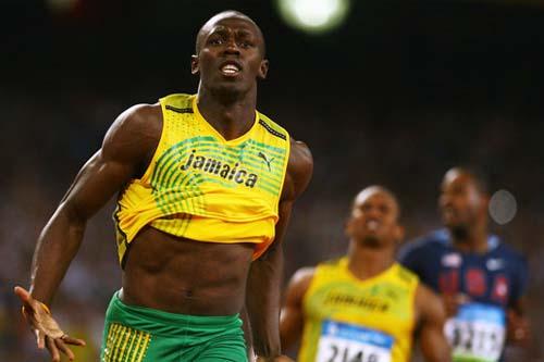 O jamaicano Usain Bolt sofreu para para ficar com a vitória da prova dos 100 metros / Foto: Divulgação