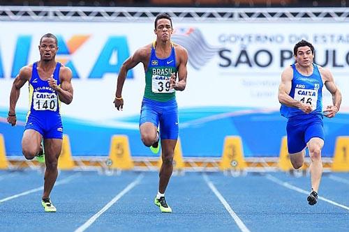 O velocista carioca Aldemir Gomes da Silva Jr quer ser ainda mais rápido / Foto: Wagner Carmo/CBAt