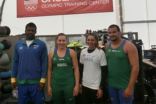Ronald, Fernanda, Jucilene e Julio Cesar: treinamento  / Foto: João Paulo Alves da Cunha