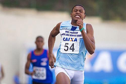 Paulo André bateu o recorde sul-americano da categoria sub-18 dos 100m / Foto: Marcelo Machado/Cbat