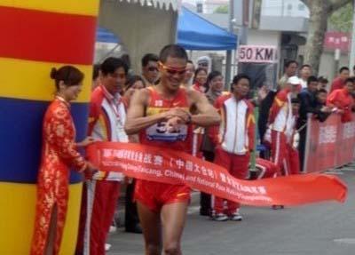 O grande vencedor da prova na China foi Si Tianfeng / Foto: IAAF