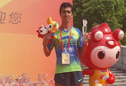 Caio Bonfim conquista bronze na China   / Foto: Divulgação