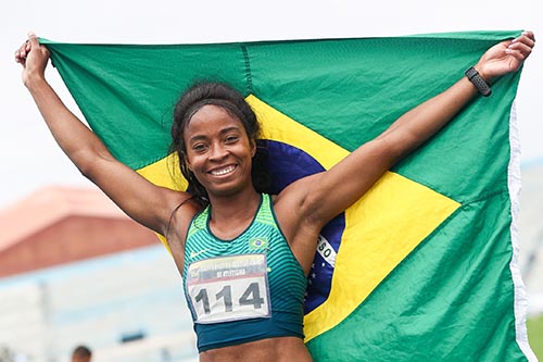 Vitória Rosa ganha segundo ouro, nos 200 m   / Foto: Wagner Carmo/CBAt