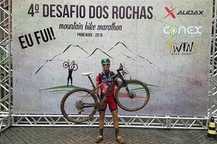Daniel Carneiro Brum Ribeiro Zoia, da equipe Audax, foi o vencedor da modalidade Pró Elite / Foto: Audax/Divulgação