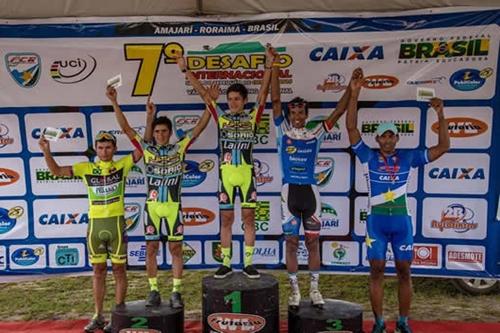 Pódio da Elite masculino / Foto: Ciclophotos Roraima / Divulgação