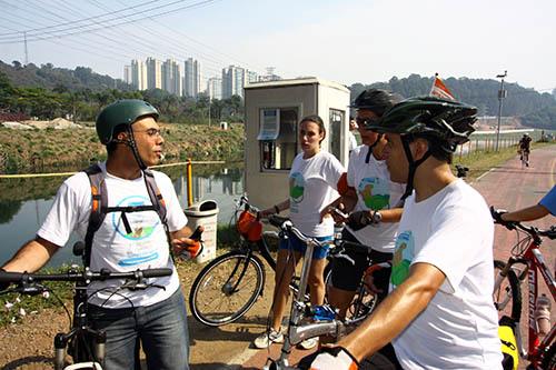 Police Neto (à esq.) no Pedal do ano passado / Foto: JB Carvalho / Shimano