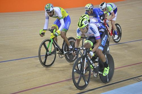 Ciclista do HTPro Team concluiu sua volta ao Velódromo Olímpico na quarta colocação, após as quatros provas na categoria omnium / Foto: Hudson Malta / Divulgação