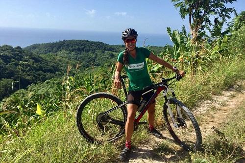 No Brasil, a também triatleta Sabrina Gobbo estará competindo no XTerra Costa Verde / Foto: Divulgação No Brasil, a também triatleta Sabrina Gobbo estará competindo no XTerra Costa Verde / Foto: Divulgação