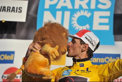 O ciclista alemão Andreas Kloden (RadioShack) é o novo líder da Paris-Nice / Foto:  Presse Sports/B.Papon