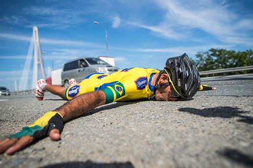 O ciclista Marcelo Florentino conseguiu colocar o nome do Brasil mais uma vez no pódio / Foto: Divulgação