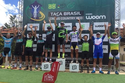 Pódio super elite masculina na Taça Brasil de XCO / Foto: Divulgação