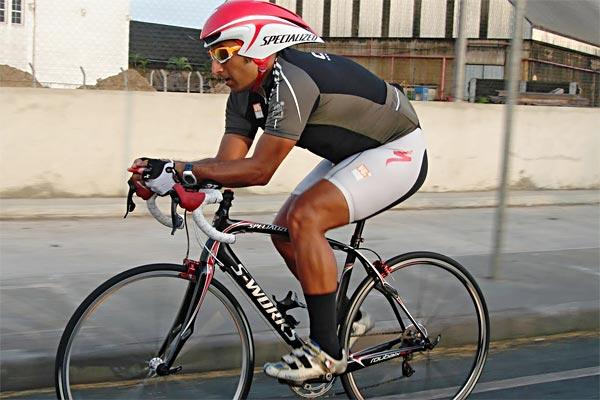 O ciclista Cláudio Clarindo alcançou o recorde latino americano na 30ª  Race Across America, (RAAM), uma das provas mais duras do ciclismo mundial / Foto: Divulgação