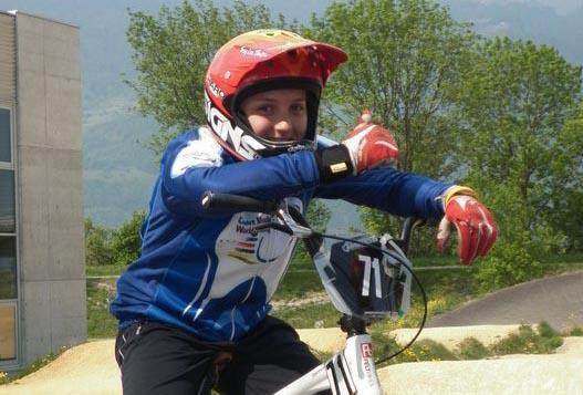 Priscilla, 6º lugar no Mundial de Bicicross / Foto: Divulgação