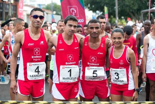 Leandro, Marcelo, Damião e Adriana na etapa de Ribeirão Preto / Foto: Divulgação / Inovafoto / Bradesco Leandro, Marcelo, Damião e Adriana na etapa de Ribeirão Preto / Foto: Divulgação / Inovafoto / Bradesco
