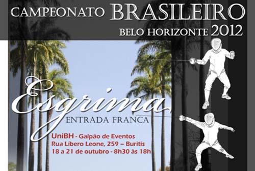   A LXXXIV edição dos Campeonatos Brasileiros de Esgrima acontecerá na cidade de Belo Horizonte