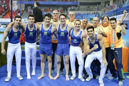 Até hoje, melhor colocação da seleção masculina havia sido o 13º lugar / Foto: Ricardo Bufolin / CBG