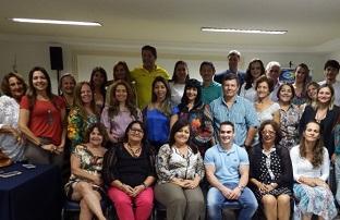Luciene Resende com representantes das federações estaduais e Arthur Zanetti / Foto: Givaldo Batista Luciene Resende com representantes das federações estaduais e Arthur Zanetti / Foto: Givaldo Batista