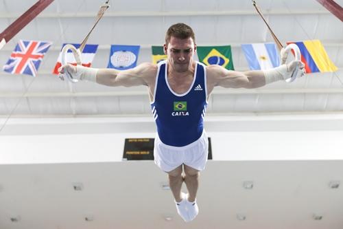 Arthur Zanetti, campeão brasileiro nas argolas / Foto: Divulgação CBG