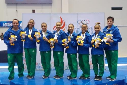 Brasil foi ouro por equipe em Cochabamba  / Foto: Divulgação