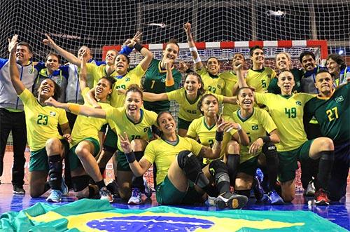 Seleção de Handebol feminino conquista o Ouro na final contra a Argentina / Foto: Rafael Bello/COB