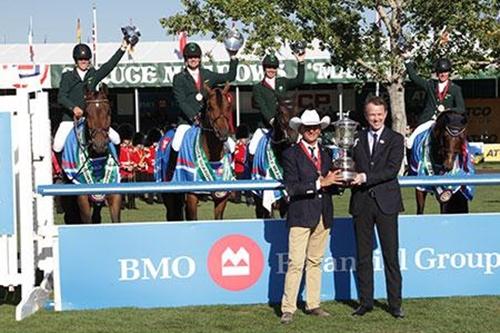 Equipe brasileira campeã da Copa das Nações de Spruce Meadows  / Foto: Divulgação Spruce Meadows