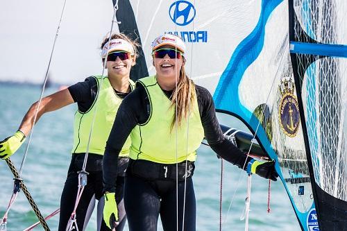 Dupla esteve em primeiro lugar durante toda a competição / Foto: Jesus Renedo/Sailing Energy Dupla esteve em primeiro lugar durante toda a competição / Foto: Jesus Renedo/Sailing Energy