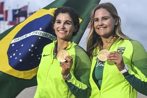Velejadoras foram campeãs na classe 49er FX dos Jogos Rio 2016 / Foto: Wander Roberto/Exemplus/COB