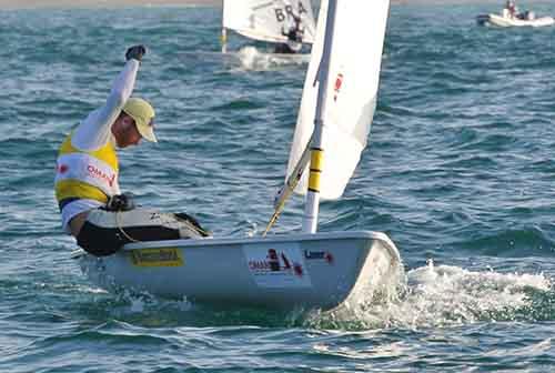 Scheidt: terceiro lugar em Miami / Foto: Lloyd Images Scheidt: terceiro lugar em Miami / Foto: Lloyd Images
